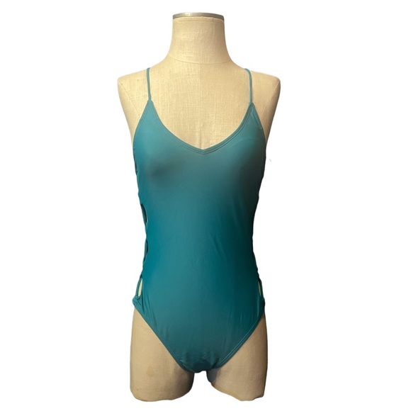 Teal swimsuit - Picture 2 of 5